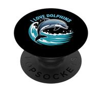 Love Dolphin Memes J'aime Les Dauphins Love Dolphin Dolphins PopSockets PopGrip Adhésif
