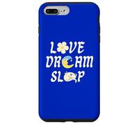 Love Dream Sleep Chat Lune Fleur Sweet Cute Lazy Novelty Coque pour iPhone 7 Plus/8 Plus