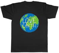 Love Earth Mens Unisex T-Shirt Tee