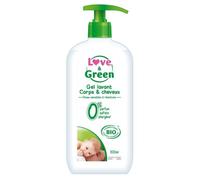 Love Et Green Gel Corps Et Cheveux Hypoallergenique 500ml