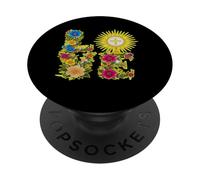 Love Eucharistie Catholiques Sacré Sainte Communion Floral PopSockets PopGrip Adhésif