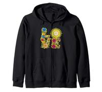 Love Eucharistie Catholiques Sacré Sainte Communion Floral Sweat à Capuche