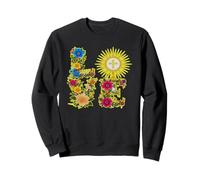 Love Eucharistie Catholiques Sacré Sainte Communion Floral Sweatshirt