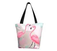 Love Flamingo Sac à main à bandoulière tendance pour femme Convient pour le week-end voyage shopping sac à bandoulière