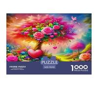 Love Flowers Puzzle 1000 Pièces Educa Jouet en Bois Jeu D'Intelligence Décoration Intérieure Jeu Éducatif Challenge Toy Adultes Et Enfants À Partir De 14 Ans 70x50cm/1000pcs
