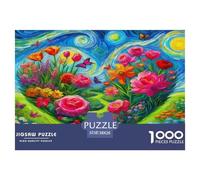 Love Flowers Puzzle 1000 Pièces Educa Jouet en Bois Jeu D'Intelligence Décoration Intérieure Jeu Éducatif Challenge Toy Adultes & Enfants des 14 Ans 38x26cm/1000pcs