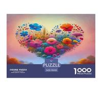 Love Flowers Puzzle 1000 Pièces Educa Jouet en Bois Jeu D'Intelligence Décoration Intérieure Jeu Éducatif Challenge Toy Adultes Et Enfants À Partir De 14 Ans 70x50cm/1000pcs