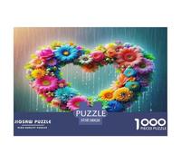 Love Flowers Puzzle 1000 Pièces Educa Jouet en Bois Jeu D'Intelligence Décoration Intérieure Jeu Éducatif Challenge Toy Adultes & Enfants des 14 Ans 38x26cm/1000pcs