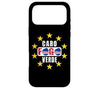 Love Fogo Cabo Carte du Cap-Vert avec Drapeau du Cap-Vert Coque pour iPhone 17 Pro Max