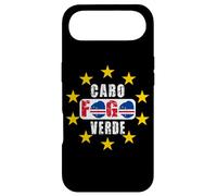 Love Fogo Cabo Carte du Cap-Vert avec Drapeau du Cap-Vert Coque pour iPhone Air