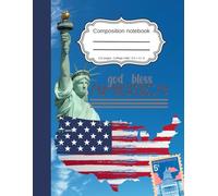 Love for America - Classic Composition Notebooks: Ideal for note-taking in class, journaling, sketching ideas, or writing stories