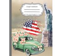 Love for America - Graph Notebook - 1/4 Inch Grid Paper, 8.5 x 11 in, 110 Pages: perfect to tackle your math, science, or design projects