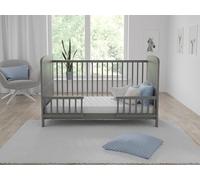 Love For Sleep Lit Bebe Evolutif 70x140cm Transformable avec Barrière de Sécurité Gris Maddox lit evolutif Bebe en Bois Lit évolutif Enfant - Baby Bed, lit Bebe Fille, garçon