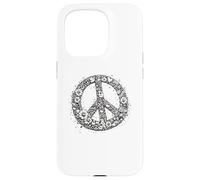 Love Frieden für Alle Hippies Peacezeichen Coque pour iPhone 15 Pro