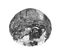 Love from New York Print - Bonnet de douche imperméable extra large - Protection double couche pour cheveux longs/bouclés - Réutilisable et facile à transporter.