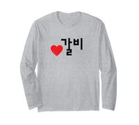 Love Galbi Korean Food Mot Amusant Hangul Manche Longue