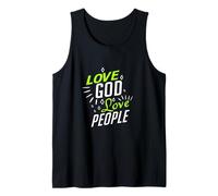 Love God Love People - Christian God Faith Hope - Citrons Verts Débardeur