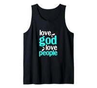 Love God Love People - Christian God Faith Hope - Tour Sarcelle Débardeur