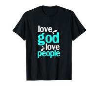 Love God Love People - Christian God Faith Hope - Tour Sarcelle T-Shirt
