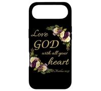 Love God with All Your Heart - Christian Faith Women Flowers Coque pour iPhone Air