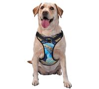 Love Goddess Gilet de traction imprimé pour animal de compagnie Taille XL Idéal pour promener le chien, randonnée, voyage quotidien