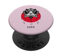 Love (graphisme Boho Mandala) PopSockets PopGrip Adhésif
