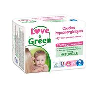 Love & Green Couches Hypoallergéniques T5 12-25kg 40 couches
