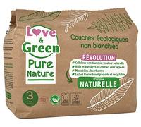 Love & Green Change Bébé Pure Nature Couche Écologique Taille 3 42 unités