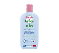 Love & Green Eau micellaire nettoyante bio 0% – 500 ml – Fabriqué en France
