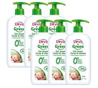 Love & Green Gel Lavant Corps/Cheveux Bio 0% 500 ml - Lot de 6