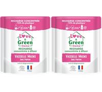 Love & Green Home Recharge concentrée à diluer de liquide vaisselle sans parfum. Certifiée Ecodétergent par Ecocert - Fabriquée en France - 166ml : 500ml de liquide vaisselle (Lot de 2)