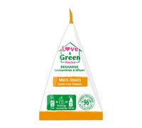 LOVE&GREEN Home Recharge concentrée à diluer de spray multi-usage parfumé Fleur d'Oranger - 75 ml