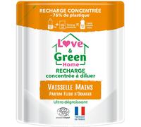 Love&Green Home Recharge Concentrée Liquide Vaisselle Parfumé 166ml