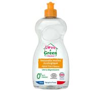 Love & Green Homme Liquide Vaisselle Mains Ultra-Dégraissant Fleur d'Oranger 500ml