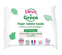 Love & Green Papier toilette humide 55 unités