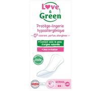 Love & Green Protège-lingeries et hypoallergéniques - "NORMAL" x 30 : Sans colorant, parfum, allergènes