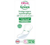LOVE & GREEN - Protège-Slips Hypoallergéniques Large - 28 pièces