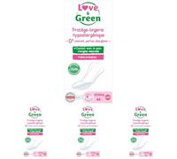 LOVE & GREEN - Protège-Slips Hypoallergéniques Normal - 30 pièces (Lot de 4)
