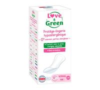 Love & Green Protège-lingeries et hypoallergéniques - "NORMAL" x 30 : Sans colorant, parfum, allergènes