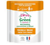 Love & Green Recharge liquide vaisselle Fleur d'oranger certifiée Ecodétergent