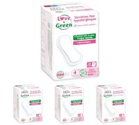 Love & Green Serviettes certifiées Ecolabel & hypoallergéniques "MAXI NORMAL" x 16 (Lot de 4)