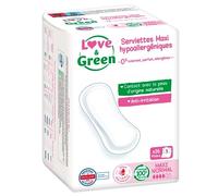 Love & Green Serviettes Hypoallergéniques Maxi Normal 16uts