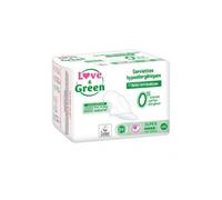 Love & Green Serviettes Hypoallergéniques Super 12 unités