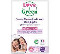 Love & Green SOUS-VÊTEMENTS DE NUIT ENFANTS ÉCOLOGIQUES 4-7 ans x15