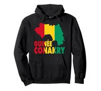 Love Guinée Conakry avec Drapeau guinéen Sweat à Capuche