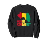 Love Guinée Conakry avec Drapeau guinéen Sweatshirt