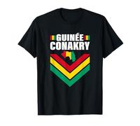 Love Guinée Conakry avec Drapeau guinéen T-Shirt