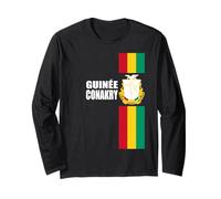 Love Guinée Conakry avec emblème Guinéen Manche Longue