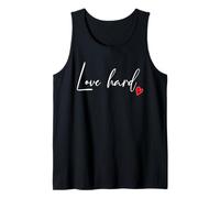 Love Hard Heart Citation positive graphique inspirante pour femme Débardeur