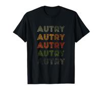 Love Heart Autry Tee Grunge Vintage Style Noir Autry T-Shirt